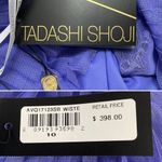 Tadashi Shoji NWT Abelle Off-The-Shoulder Lace Dress Wisteria Purple Size 10 NEW Photo 14