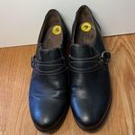 Aerosoles A2 Soul Shoes Womens Size 9 Black Comfort Block Heel Slip On Loafers Photo 1