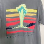 Yellowstone T shirt Bright Back Graphic Sz Medium Cotton Gray Photo 3