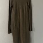 AMS wool leather dress Tan Size 6 Photo 5