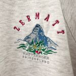 Switcher Vintage Grey Zermatt Matterhorn Switzerland Destination Sweatshirt M Gray Size M Photo 2