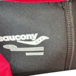 Saucony Black Pink Full Zip High Neck Athletic Jacket Pockets Stretch Size S Photo 6