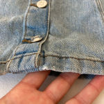 Divided H&M women’s button up light wash denim miniskirt — size 2 Photo 6