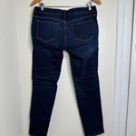 Old Navy  Maternity Boyfriend Skinny Jeans Distressed Side Panels Size 6 Photo 4