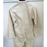 Caron Callahan NWT Fincher Small Ivory Cream Jumpsuit Utility Cotton Flightsuit Tan Photo 11