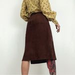Vintage Western Suede Vest + Skirt Set in Brown | Size M Size M Photo 7