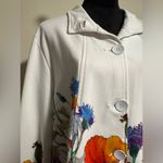 NWT Dolcezza White Mutilcolor Floral Button Down Jacket with pockets size XXL Photo 1