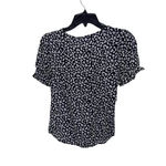 Elodie  Black White Cheetah‎ Blouse Size XS NEW Photo 4