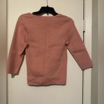 Anthropologie NWT Maeve By  Sweetheart Neckline Ribbed Sweater pink Size M Photo 2