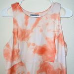Ocean + Coast Orange All Over Print Athletic Tank Dress Photo 1