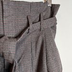 Lost + Wander  high rise houndstooth paper bag pants Photo 1