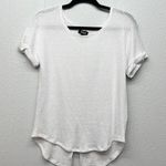 a.n.a . Knit Split Top Womens Small Beachy Coastal Nautical Workwear Career Chic Photo 0