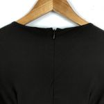 Rickie Freeman Teri Jon Sheath Dress Faux Leather Brown Size 4 Photo 8