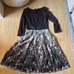 Floral Brown Midi Dress Size undefined Photo 0