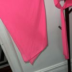 Sheer Hot Pink Flowy Lightweight Top Photo 3