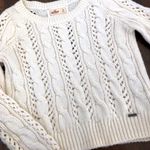 Hollister Cream Crop Style Sweater ~ Size Small Photo 2