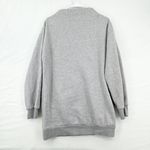 Gymshark  Women Size Large Sweater Pullover Oversized Grey Mock Neck Athleisure Photo 6