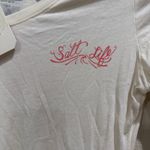 Salt Life Womens XLG White Long Sleeve T-Shirt Flamingo Graphic Live Salty Photo 3