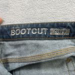 NY&C Low Rise Curvy Bootcut Jeans Womens 10 Tall Blue Stretch Denim Classic City Photo 4