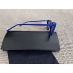 Saint Laurent $450 EUC YSL Surf SL38 002 Women's Blue Sunglasses + Case + Cloth Photo 10