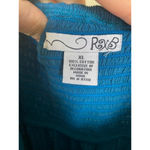 RVCB Floral Cotton Maxi Dress Embroidered Boho Garden Artisancore Cottagecore Blue Size XL Photo 6