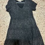 Gilli Washed Baby Doll Mini Dress medium Black Photo 5