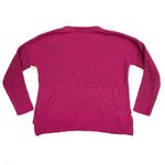 MELLODAY NWOT Fuschia Two Pocket Pullover Knit Hi Low Sweater Photo 8