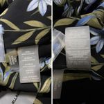 Karl Lagerfeld NEW  Paris button-front floral print‎ shirt, S, black+ Photo 11