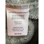 Disney Womens  Top Size M Gray Velour Pullover Minnie Silhouette Long Sleeve NWT Photo 8