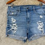 American Eagle  Women’s Ne(x)t Level High Rise Shortie Denim Shorts 3.5” Size 12 Photo 5