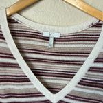 Joie Wool And Cashmere striped Ruffle Sweater Photo 3