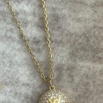 Reworked designer button necklace Gold Photo 1