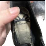 Fergalicious Heels Womens 6 Black Errand Ruffled Open Toe Shoes Vintage Y2K Photo 2