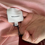 Reformation NEW Consuela Knit Dress Deep Cowl Halter Draped Neckline Ruched Photo 3