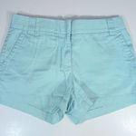 J.Crew ‎ Blue Classic Twill Chino Shorts City Fit Size 4 Photo 0