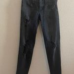 American Eagle black super stretch ripped Photo 0