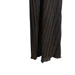 Misa Rafael Brown Metallic Sheer Knit Long Sleeve Button Front Duster Dress XS Photo 5