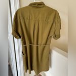 Madewell Khaki Button-Up Jumpsuit Photo 4