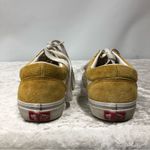 Vans  Size W7.5 M6 Mustard Yellow White Suede Old Skool Sneaker Scotchgard shoes Photo 3