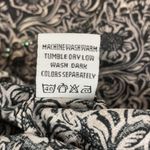 Cowgirl Hardware Black & Gray Pearl Snap Long Sleeve Cowgirl Western Top S Photo 5