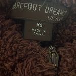 Barefoot Dreams • cozychic relaxed zip-up hoodie in burgundy rosewood sz XS Photo 9