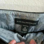 Banana Republic  Women’s Gray Wool Lined Stretch‎ Pinstripe Dress Trouser Pants 6 Photo 7
