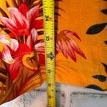 RACHEL Rachel Roy sunflower yellow Red size‎ large pockets linen crop pants Orange Photo 4