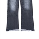 J.Crew  9” Billie Demi Boot Crop Jeans Black Gray Button Fly Raw Hem Women’s 26P Photo 5