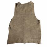 Free People  Highway Sleeveless Vest Green Size Medium Photo 2