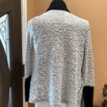 Bar III  gray and black open long sleeve cardigan Photo 5