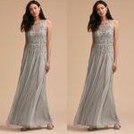 BHLDN  x ANTHROPOLOGIE Beaded‎ Eliza Dress Gown Size 8 Photo 1
