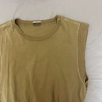 Mother‎ The Swiper Crop Top Bronze Mist Tan Size Small Elastic Band Sleeveless Photo 13