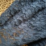 Windsor Black Lace Mini Dress Size M Photo 5