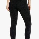 Betsey Johnson Betsy Johnson Gray Cheetah Print Cropped Leggings - Size Large Photo 1